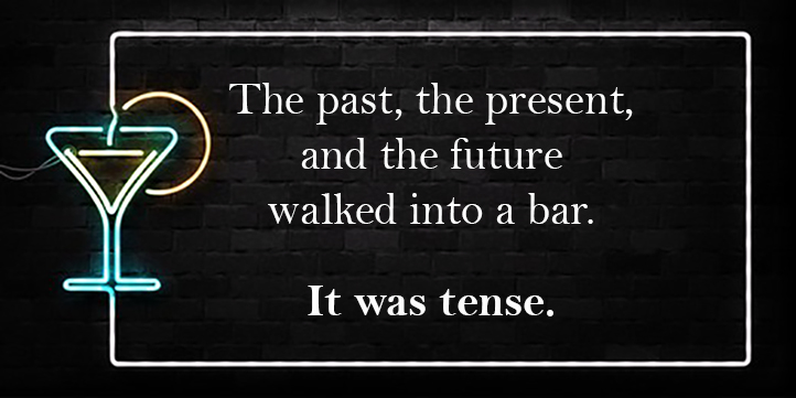 Editor Amy -- tense joke